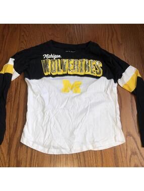 NCAA Women's White and Multi Shirt